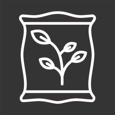  Moda Biçiminde Gübre Simgesi İzole Arkaplan