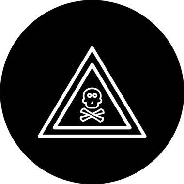 Yol simgesi, vektör illüstrasyonu