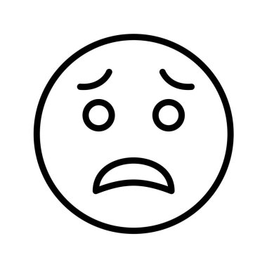 Moda Biçimli Emoji Simgesi İzole Arkaplan 