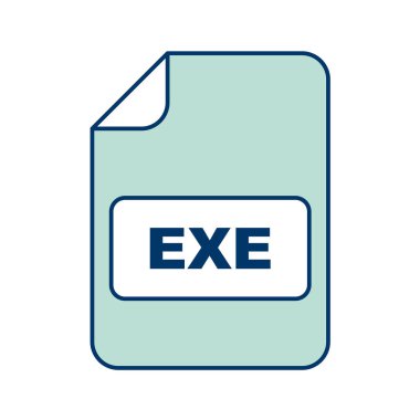 dosya biçimi simgesi, vektör illüstrasyonu