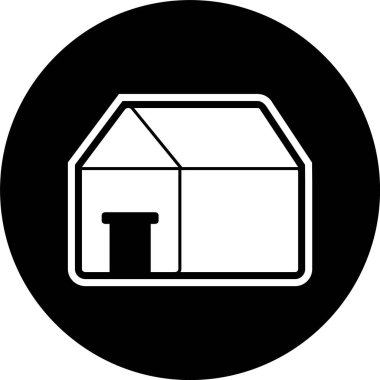  Moda Biçimli Konut Simgesi İzole Arkaplan