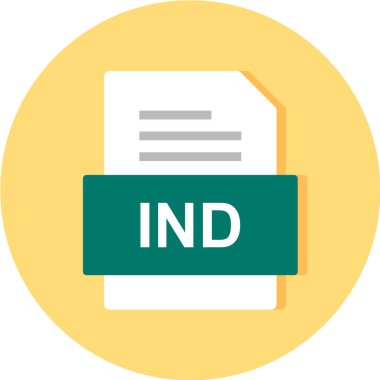 dosya biçimi simgesi, vektör illüstrasyonu