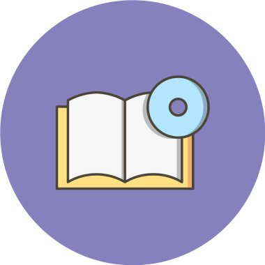 Modern eğitim ikonunun vektör illüstrasyonu