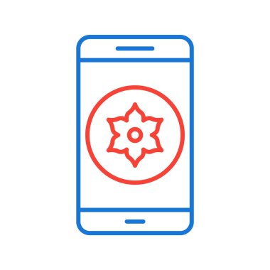 Galeri Mobil Uygulama Simgesi Moda Biçimli İzole Arkaplan