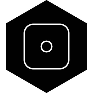 Zar Bir Simgesi Stili İzole Arkaplan