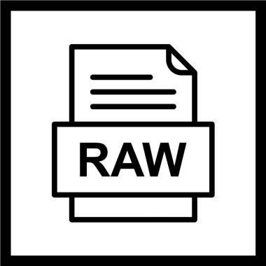 dosya biçimi simgesi, vektör illüstrasyonu