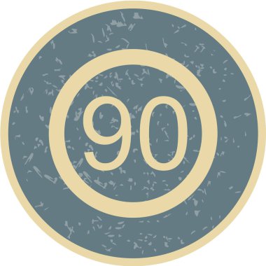 Yol simgesi, vektör illüstrasyonu