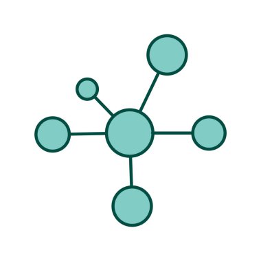 Moda Biçimli Elektron Simgesi İzole Arkaplan      