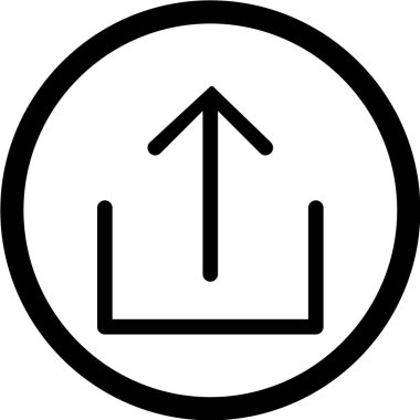 ok vektör simgesi yükle