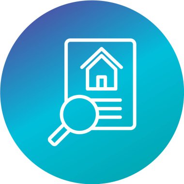 Emlak simgesi vektör illüstrasyonu