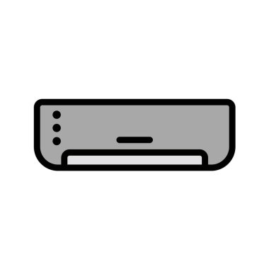 Moda Biçimli AC Simgesi İzole Arkaplan