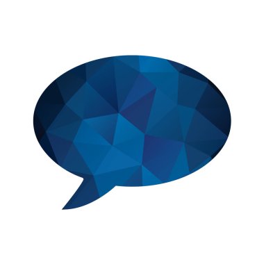 konuşma balonu simgesi, vektör illüstrasyonu