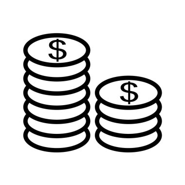 İş vektörü illüstrasyonu beyaz arkaplanda izole edildi 