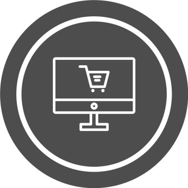 bilgisayar izleyici vektör simgesi