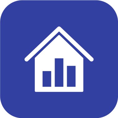 Emlak simgesi vektör illüstrasyonu 