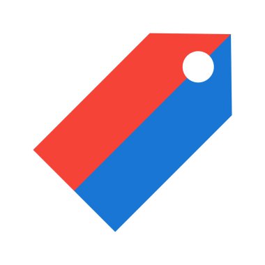 Moda Biçiminde Etiket Simgesi İzole Arkaplan