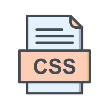 dosya biçimi simgesi, vektör illüstrasyonu 