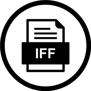 dosya biçimi simgesi, vektör illüstrasyonu