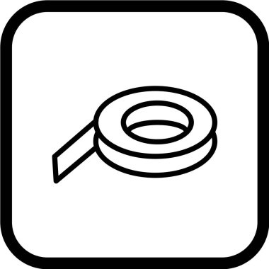 Teyp Simgesi Moda Biçiminde İzole Arkaplan 