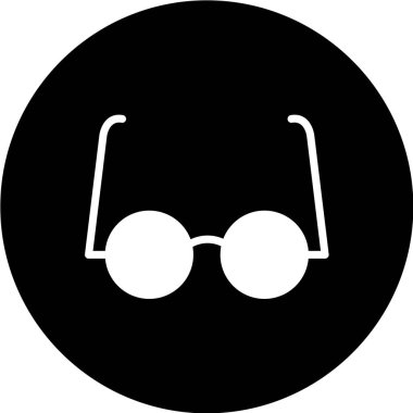 gözlük ikonu vektör illüstrasyonu