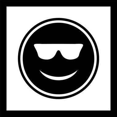 Havalı Emoji Simgesi Moda Tarzı İzole Arkaplan