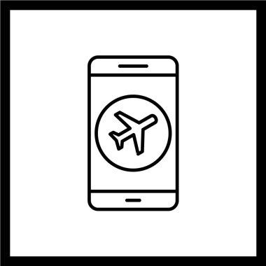 Modern b 'nin vektör çizimi seyahat simgesinden yoksun