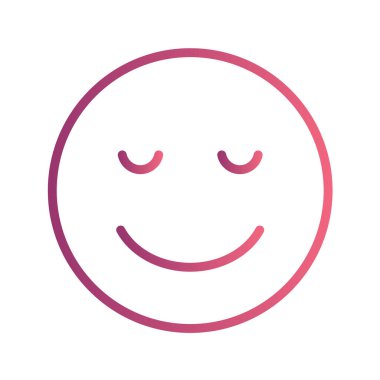 Moda Biçimli Emoji Simgesi İzole Arkaplan 