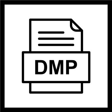 dosya biçimi simgesi, vektör illüstrasyonu