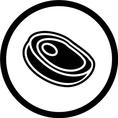 Gıda Web ikonu vektör illüstrasyonu 