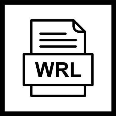 dosya biçimi simgesi, vektör illüstrasyonu