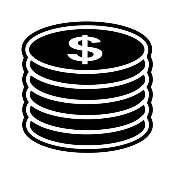 Icono Dinero Ilustración Vectorial — Vector de stock