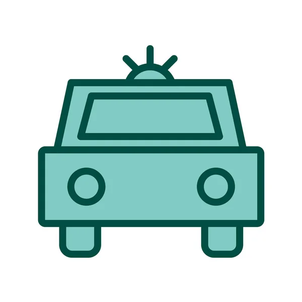 Icono Signo Coche Ilustración Vectorial — Archivo Imágenes Vectoriales