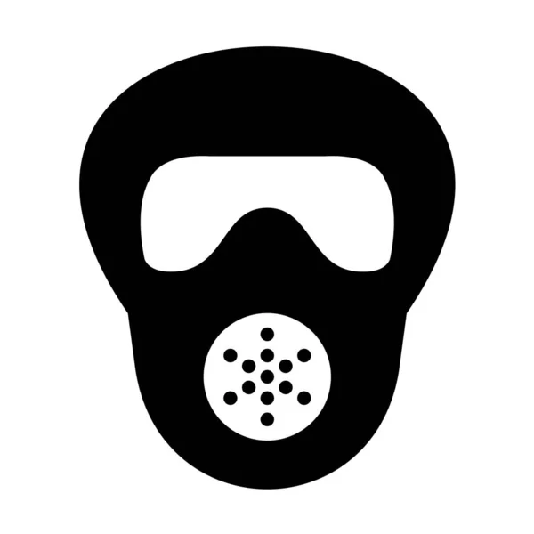 Web Basit Simgesi Maskenin Vektör Illüstrasyonu — Stok Vektör