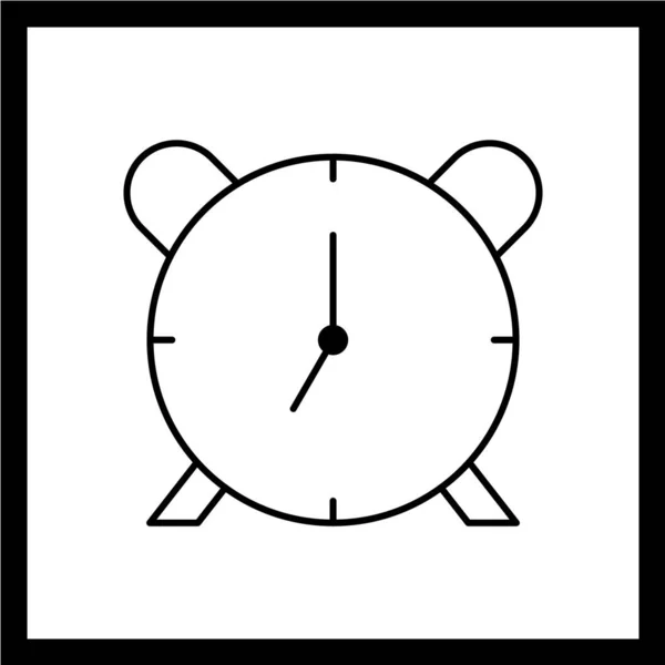 Zeit Uhr Symbol Vektorillustration — Stockvektor