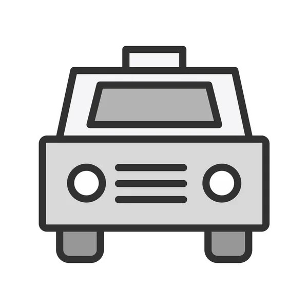 Taxi Symbol Vektor Illustration — Stockvektor