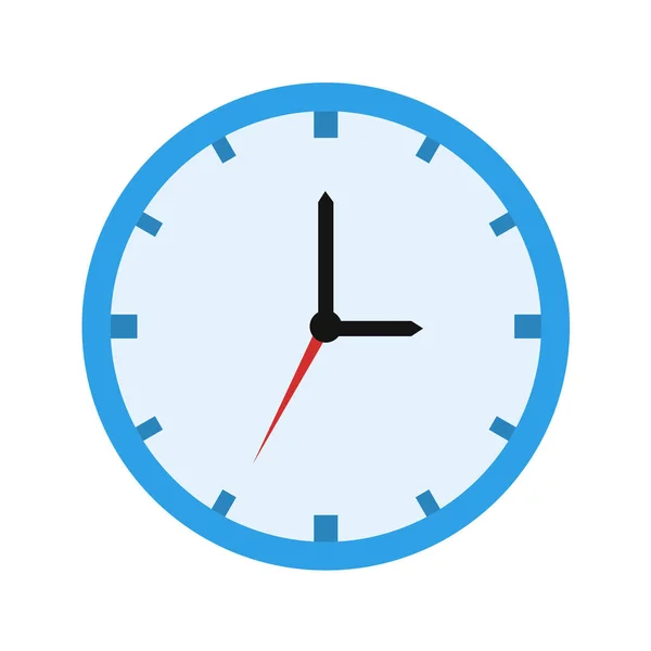 Reloj Ilustración Vector Simple — Vector de stock