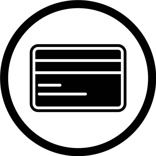 Obrázek Vektoru Ikony Kreditní Karty — Stockový vektor