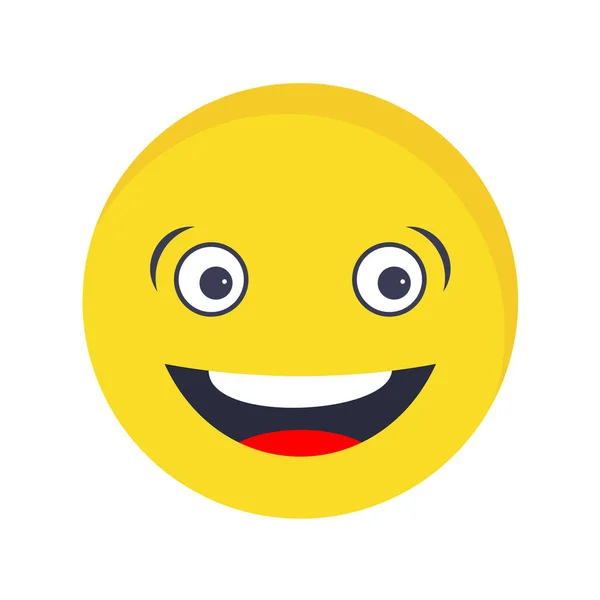 Emoji Düz — Stok Vektör