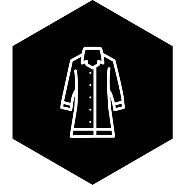 Vector Illustratie Van Moderne Gebrek Pictogram Van Kleding — Stockvector