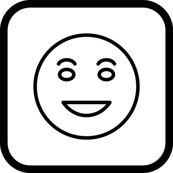 Lol Emoji Symbol Trendigen Stil Isolierten Hintergrund — Stockvektor