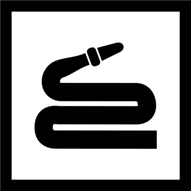 Hortum tipi web simgesi vektör illüstrasyonu 