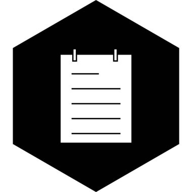 Moda Biçiminde Not Simgesi İzole Arkaplan   