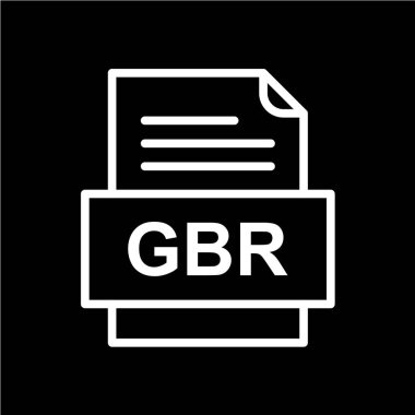 dosya biçimi simgesi, vektör illüstrasyonu