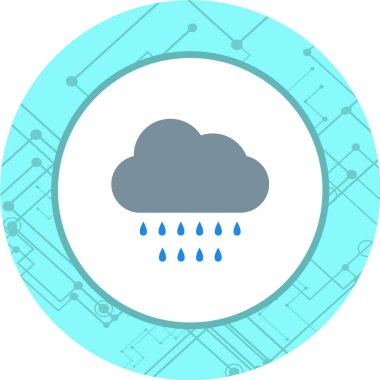 Hava durumu simgesi, vektör illüstrasyonu