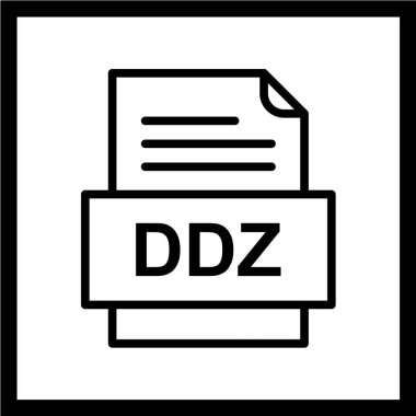 dosya biçimi simgesi, vektör illüstrasyonu