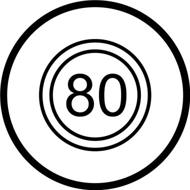 Yol simgesi, vektör illüstrasyonu