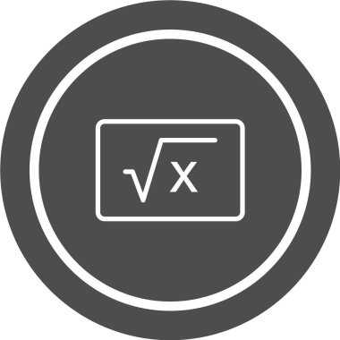 Satır işaretini gösteren vektör çizimi.