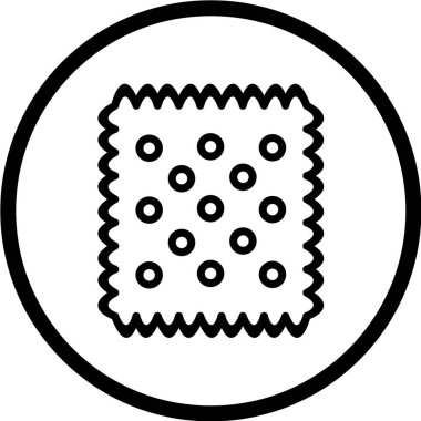 Gıda Web ikonu vektör illüstrasyonu