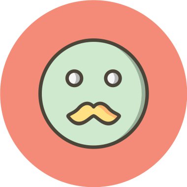 Emoji Simgesi Moda Biçiminde, vektör