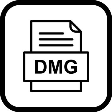 dmg biçim simgesi vektör illüstrasyonuName